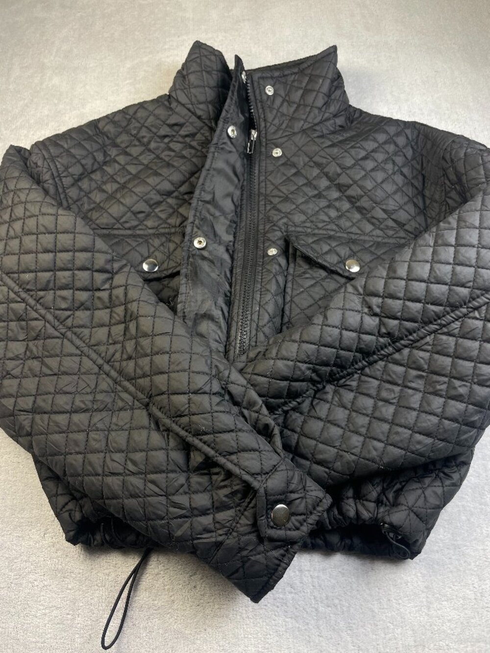 Fashion Nova crop style quilt jacket